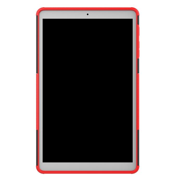Bild 4, Samsung Galaxy Tab A 10.1 (2019) - Rugged Kickstand Armor Skal - Röd