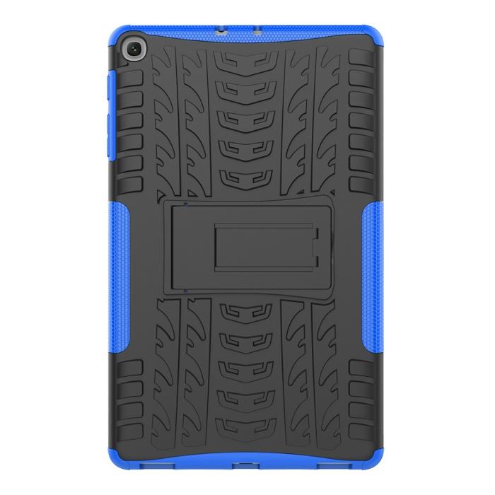 Bild 2, Samsung Galaxy Tab A 10.1 (2019) - Rugged Kickstand Armor Skal - Blå