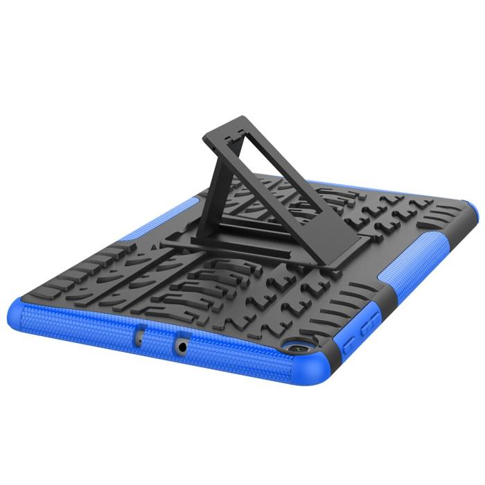 Bild 5, Samsung Galaxy Tab A 10.1 (2019) - Rugged Kickstand Armor Skal - Blå