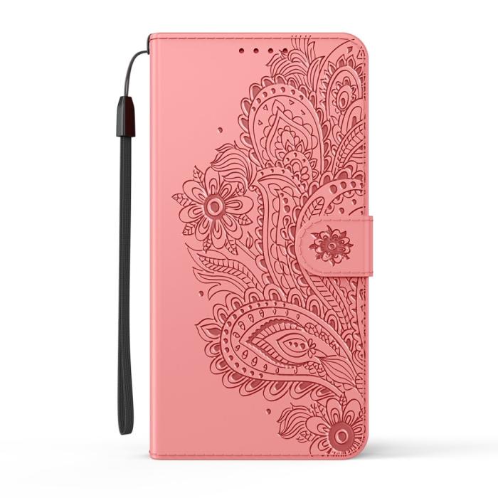 Bild 2, iPhone 13 Mini - Flower Mandala Fodral - Roséguld