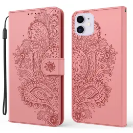 iPhone 13 Mini - Flower Mandala Fodral - Roséguld