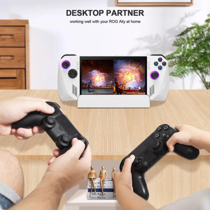 Bild 6, JYS Ställ För ASUS ROG Ally 2023/Steam Deck/Switch/Padda/Mobil Vit