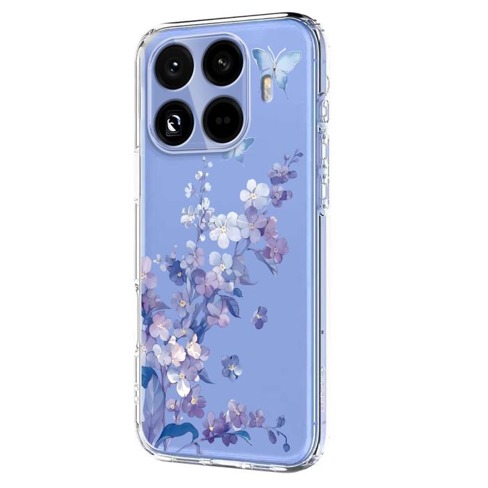 Bild 4, Xiaomi 17T Skal TPU Blommor Violer