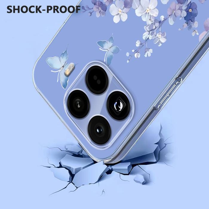 Bild 5, Xiaomi 17T Skal TPU Blommor Violer