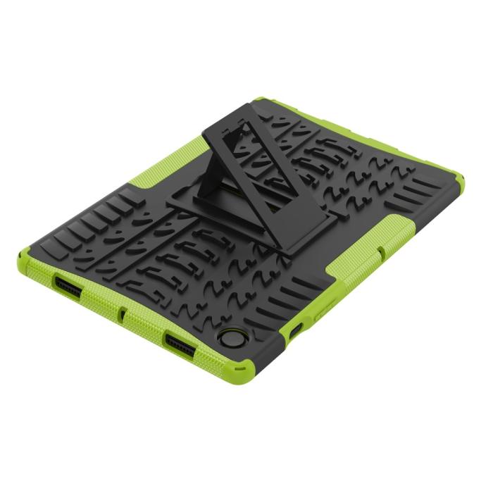 Bild 6, Samsung Galaxy Tab A8 10.5 (2021) Skal Rugged Kickstand Armor Grön