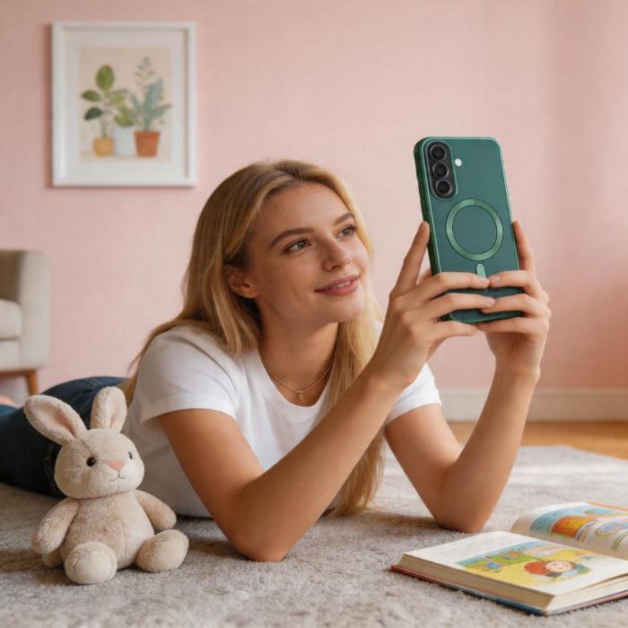 Bild 6, Tech-Protect Galaxy A37 5G Skal MagSafe MagFlex Jungle Green