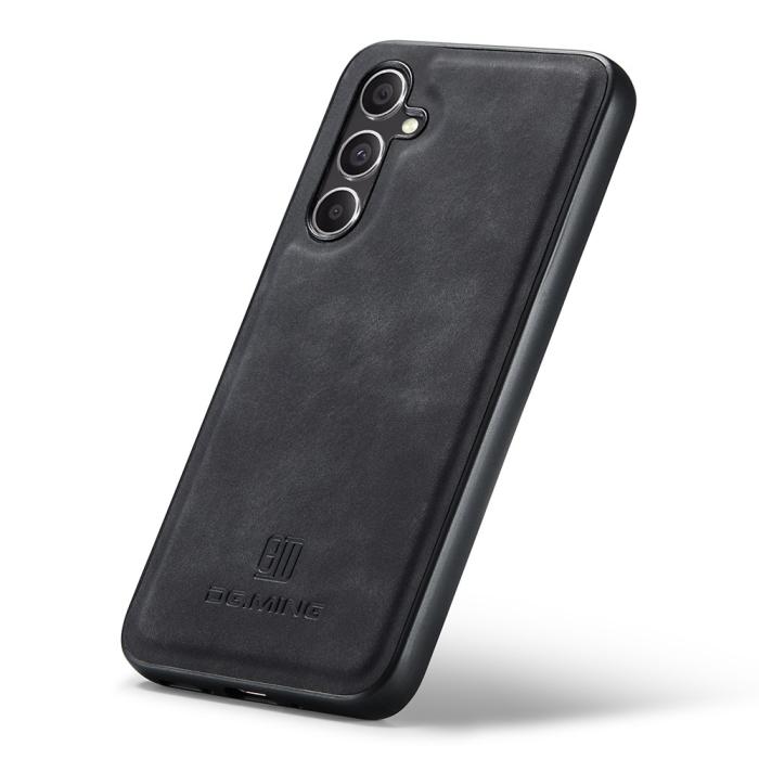 Bild 4, DG.MING Samsung Galaxy S23 FE Skal Läderbelagt Svart