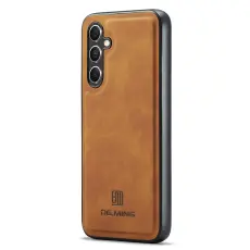 DG.MING Samsung Galaxy S23 FE Skal Läderbelagt Brun