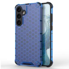 Samsung Galaxy S25 Skal Hybrid Honeycomb Bl&aring;