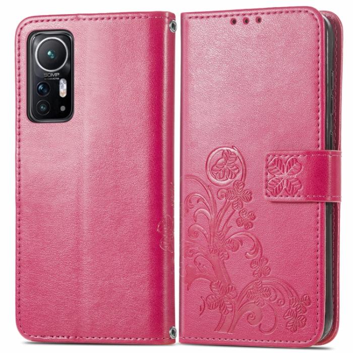 Bild 2, Xiaomi 12 Fodral Med Tryck Rosa