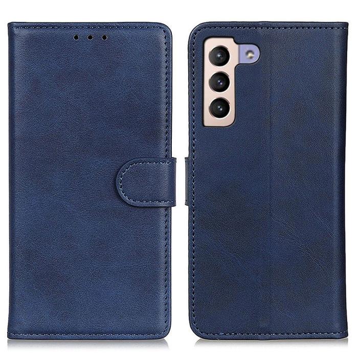 Bild 1, Samsung Galaxy S23 Plus Fodral Solid Läder Blå