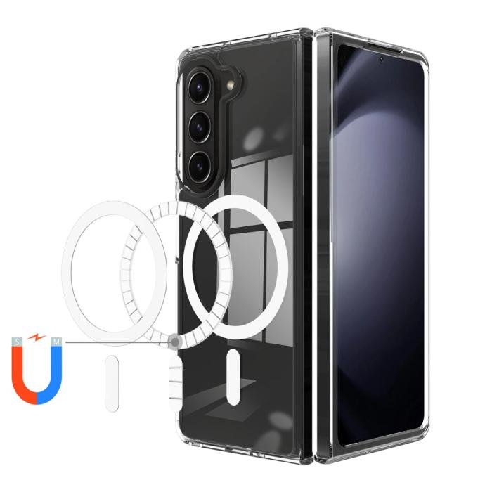Bild 3, Galaxy Z Fold 6 Skal MagSafe Transparent