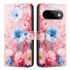 Google Pixel 11/10/10 Pro/9/9 Pro Fodral Med M&ouml;nster Blommor
