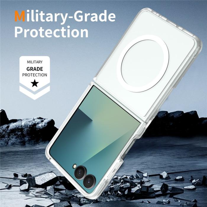 Bild 6, Samsung Galaxy Z Flip 8 Skal MagSafe TPU Transparent