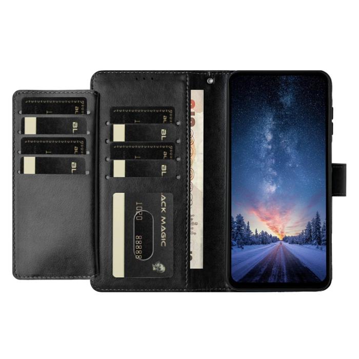 Bild 2, Samsung Galaxy S25 FE Fodral Multifunktionellt Läder Svart