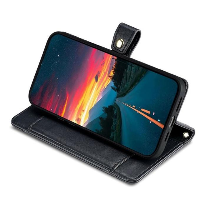 Bild 3, Honor X5c Plus Fodral Multifunktionellt Läder Svart