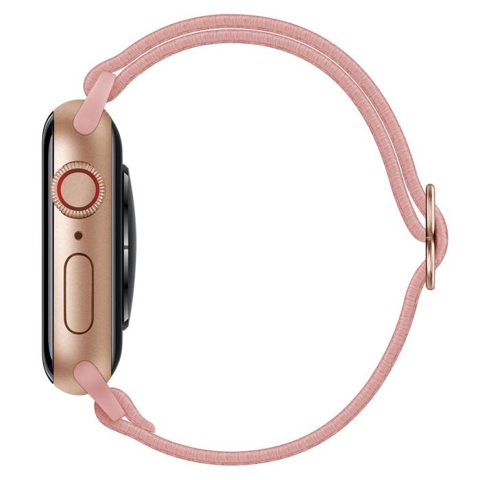 Bild 4, Tech-Protect Justerbart Nylonarmband Apple Watch 38/40/41 Rosa