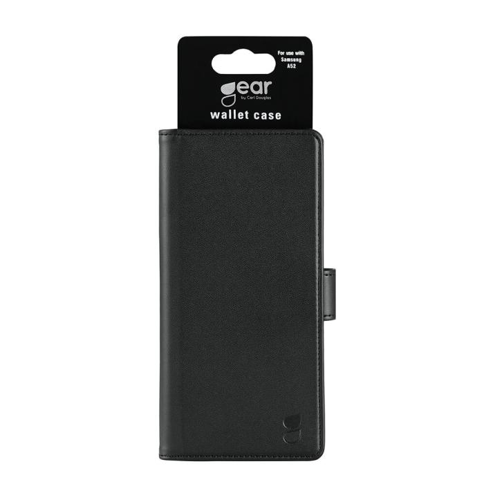 Bild 2, GEAR Samsung Galaxy A52 / A52s Fodral Läder Svart