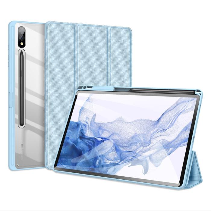 Bild 1, DUX DUCIS Galaxy Tab S9 Plus Fodral TOBY Tri-Fold Blå