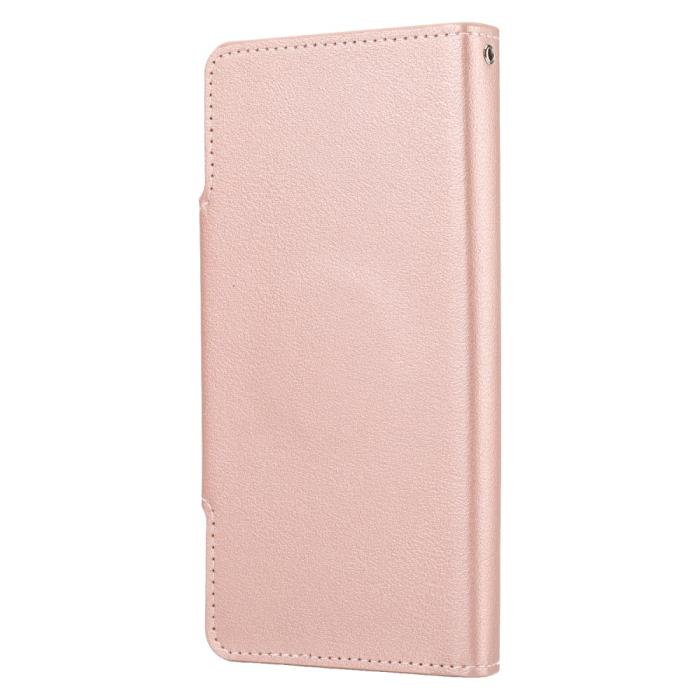 Bild 3, iPhone 13 Pro - 2in1 Magnet Fodral / Skal - Roséguld