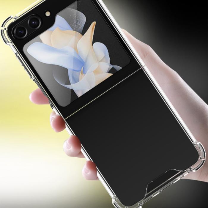 Bild 3, Samsung Galaxy Z Flip 5 Skal Shockproof Hybrid Transparent