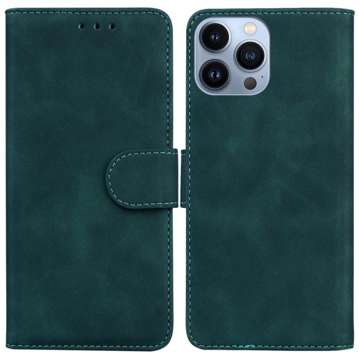 Bild 1, iPhone 15 Pro Fodral Skin Touch Grön