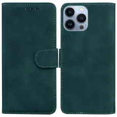 iPhone 15 Pro Fodral Skin Touch Gr&ouml;n