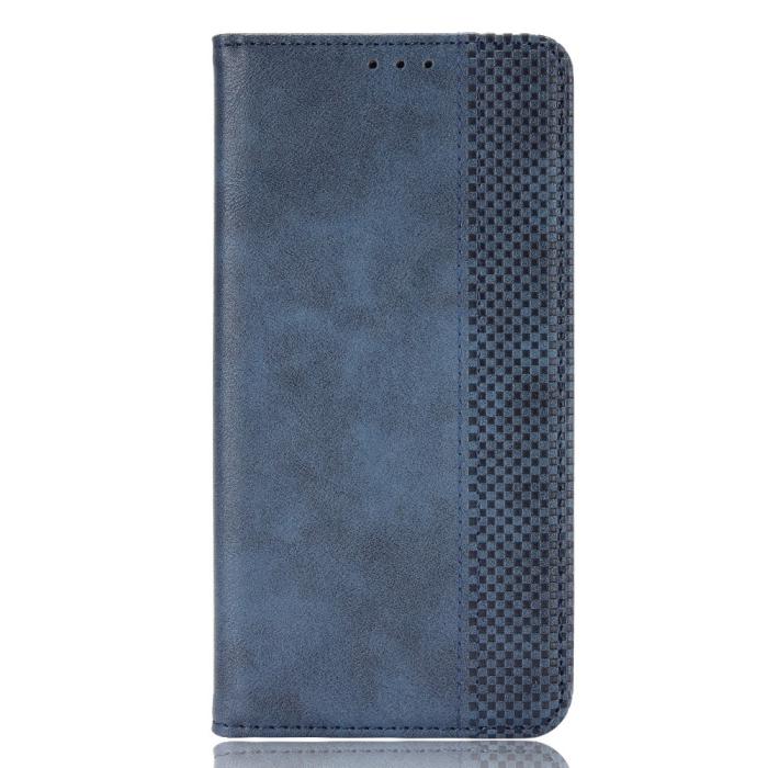 Bild 2, Sony Xperia Pro-I Fodral Retro Flip Läder Blå