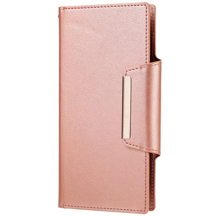 Bild 2, Samsung Galaxy S21 Plus - 2in1 Magnetiskt Plånboksfodral - Roséguld