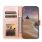 Samsung Galaxy A32 5G - Solid Läder Fodral - Roséguld