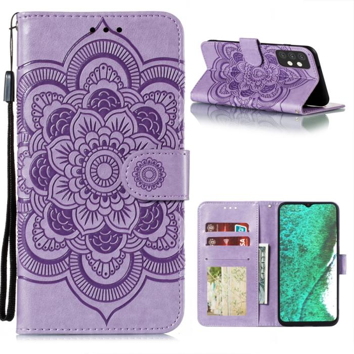 Bild 1, Samsung Galaxy A32 5G - Mandala Flower Fodral - Lila