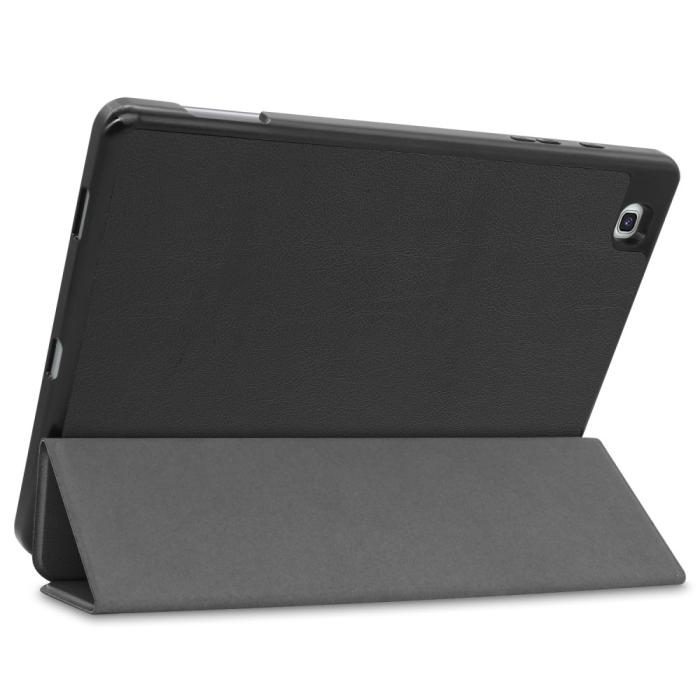 Bild 6, Samsung Galaxy Tab S6 Lite - Tri-Fold Fodral Med Pennhållare - Svart