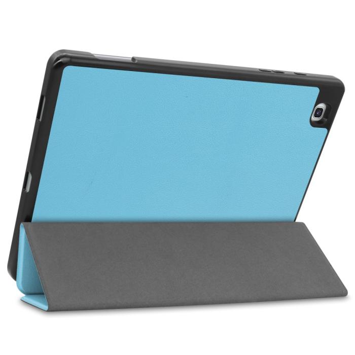 Bild 6, Samsung Galaxy Tab S6 Lite - Tri-Fold Fodral Med Pennhållare - Blå
