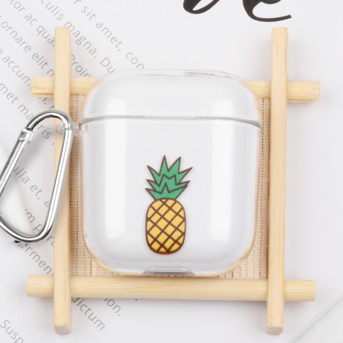 Bild 1, AirPods Skal Med Motiv - Ananas
