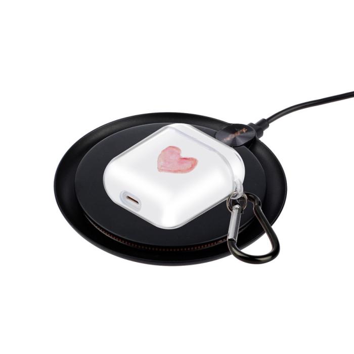 Bild 3, AirPods Skal Med Krok - Hjärta