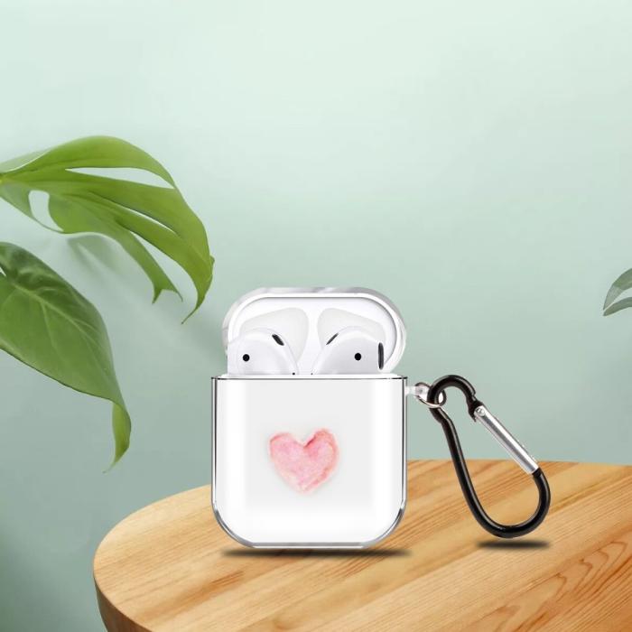 Bild 4, AirPods Skal Med Krok - Hjärta