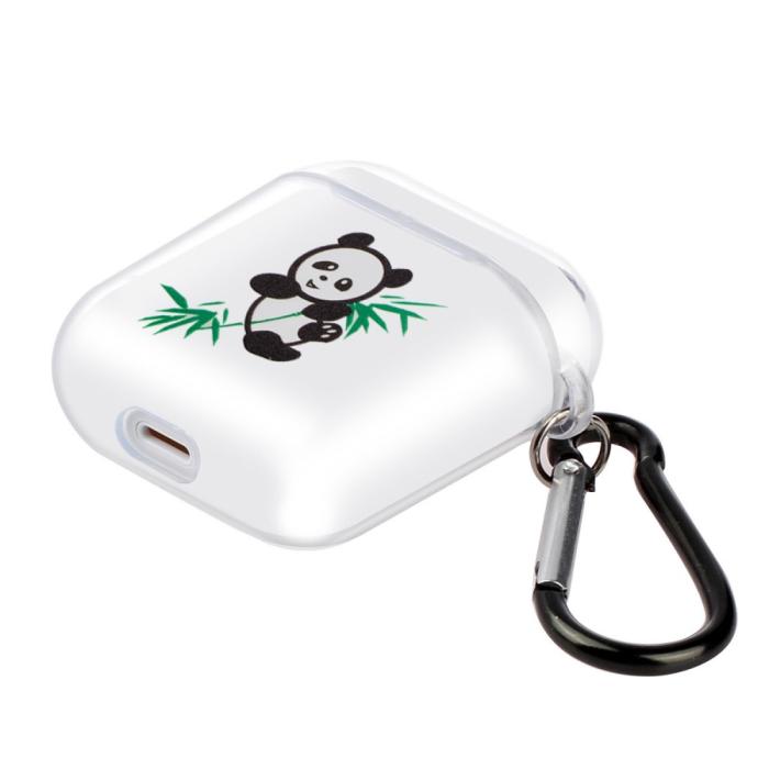 Bild 2, AirPods Skal Med Krok - Bamboo Panda