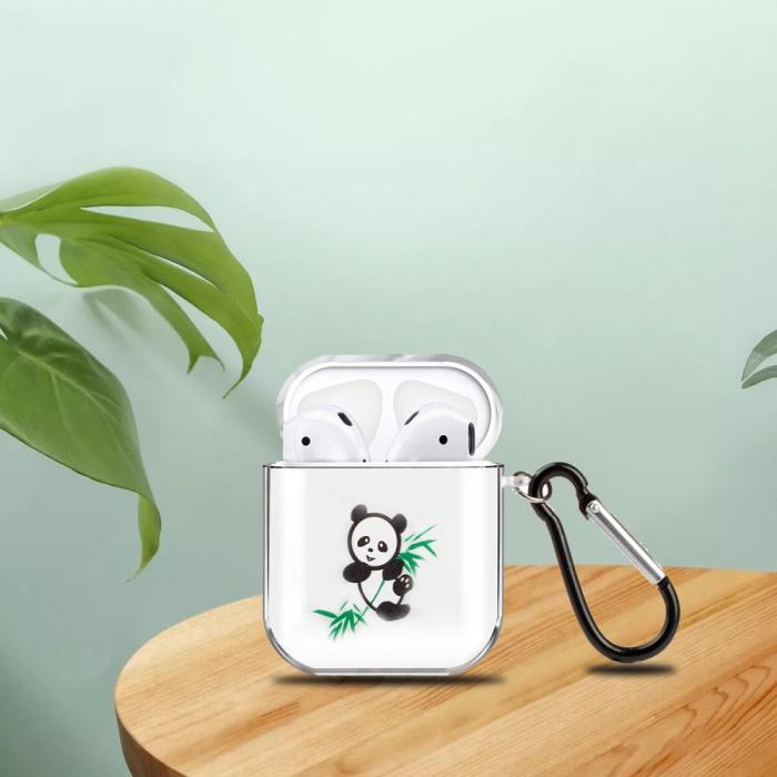 Bild 4, AirPods Skal Med Krok - Bamboo Panda