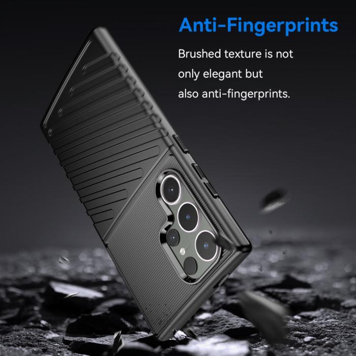 Bild 3, Samsung Galaxy S24 Ultra Skal Twill Textur Svart