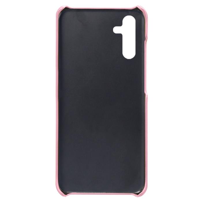 Bild 4, KSQ Samsung Galaxy A54 5G Skal Läderbelagt Kortfack Roséguld