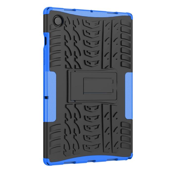 Bild 3, Samsung Galaxy Tab A8 10.5 (2021) Skal Rugged Kickstand Armor Blå