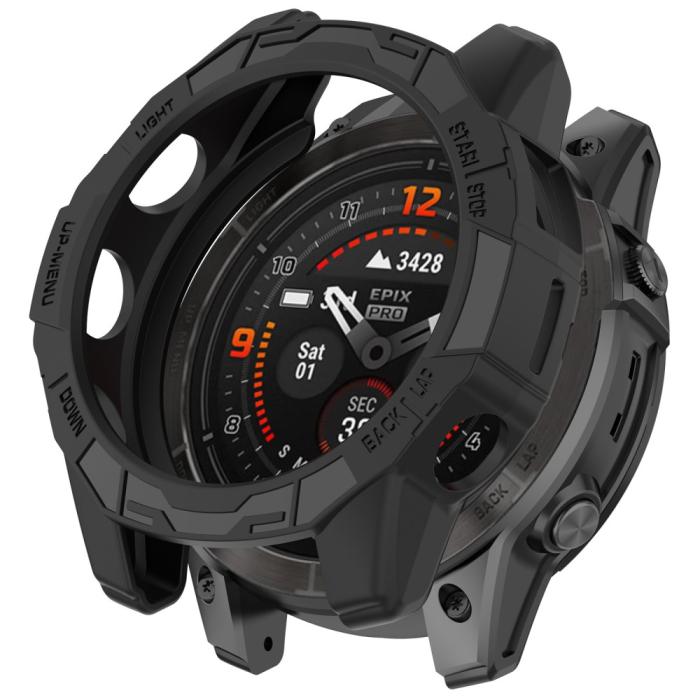 Bild 1, Garmin Fenix 7X / Epix Pro Gen 2 51 mm Skal TPU Svart