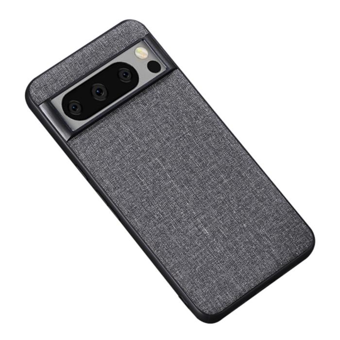 Bild 1, Google Pixel 8 Pro Skal Tygbelagt Hybrid Grå