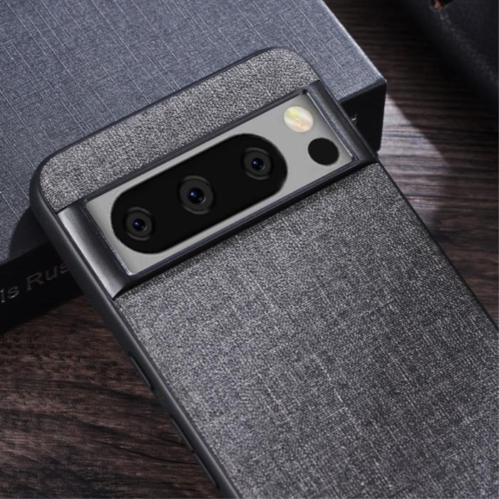 Bild 3, Google Pixel 8 Pro Skal Tygbelagt Hybrid Grå