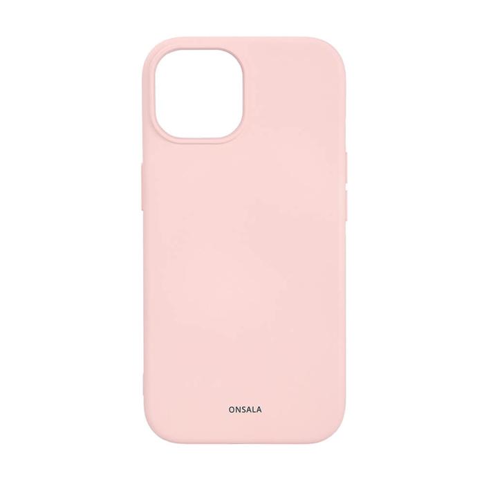 Bild 1, ONSALA iPhone 15 MagSafe Skal Med Silikonyta Chalk Pink