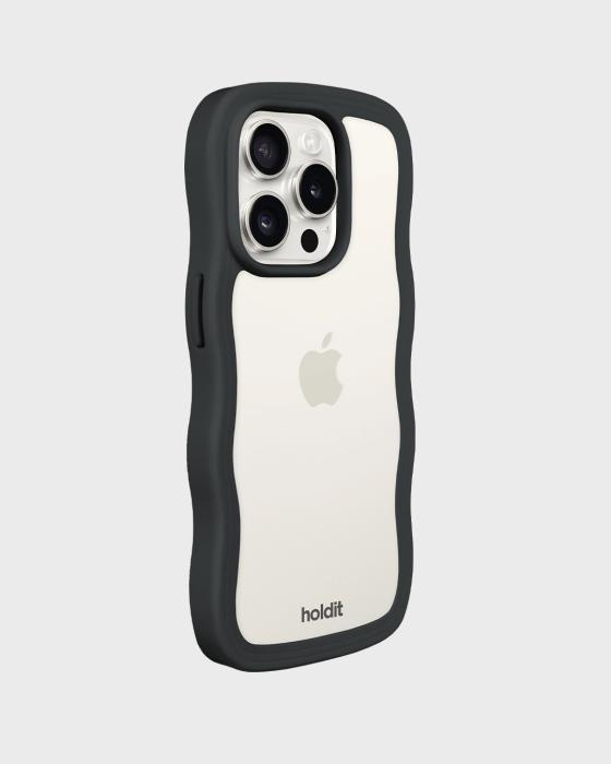 Bild 3, holdit iPhone 14 Pro Max Skal Wavy Svart/Transpare