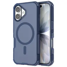iPhone 17 Skal MagSafe Shockproof Hybrid Bl&aring;