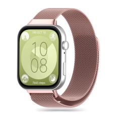Tech-Protect Huawei Watch Fit 3 Armband MilaneseBand Ros&eacute;guld