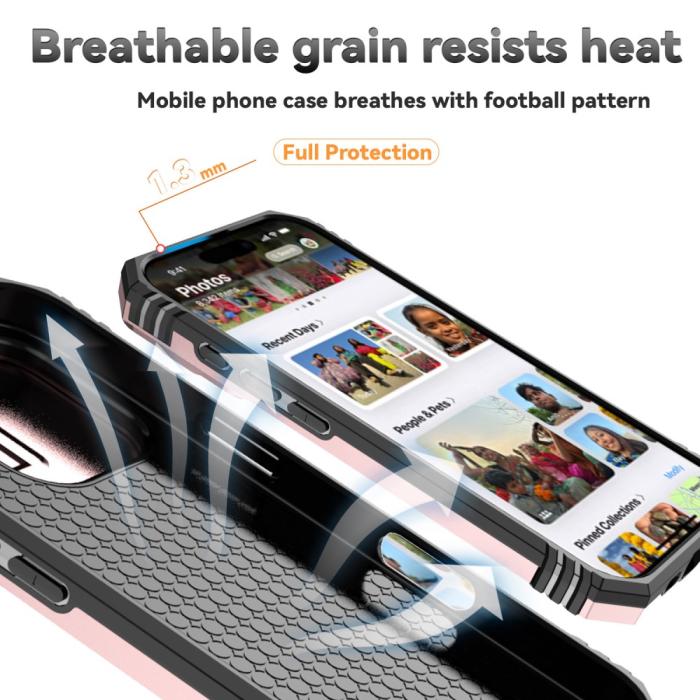 Bild 4, iPhone 16 Pro Max Skal CamShield Ring Hybrid Roséguld