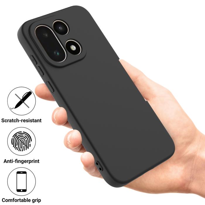 Bild 2, OnePlus 15 Skal Liquid Silikon Svart